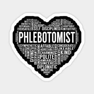 Phlebotomist Heart Magnet