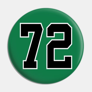 Number 72 Pin