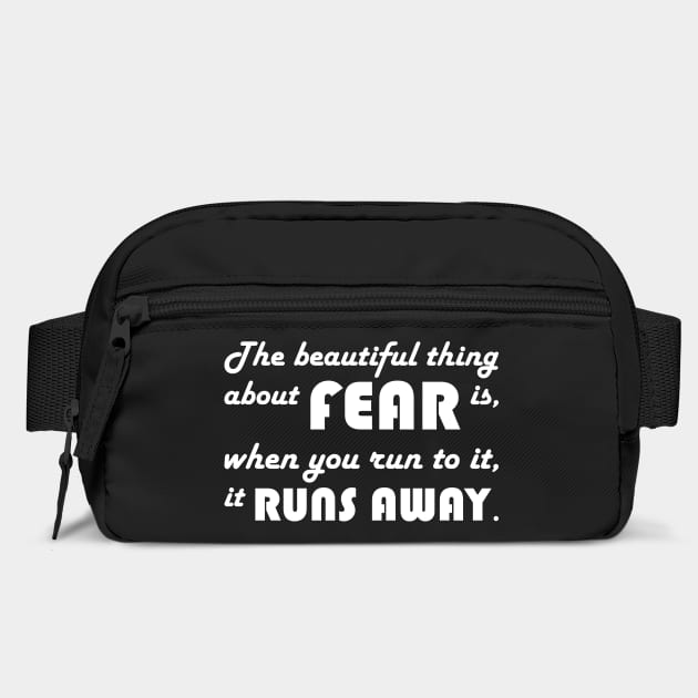 Motivational Quote: Run Towards Fear by Jiyoun's Store 1