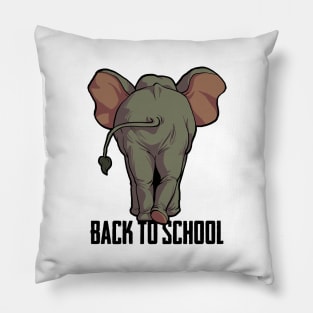 Elephant - Back To School Pillow