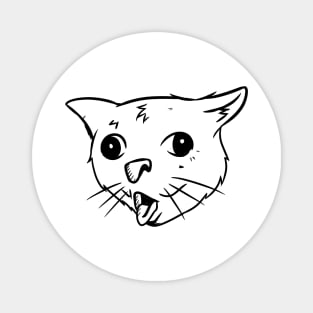 Copy of Cat Pfp , Funy cat Magnet for Sale by GaliaTati