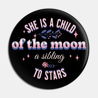 She is a child of the moon, a sibling to stars Pin