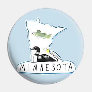 Minnesota State Flag Pin