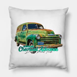 1952 Chevrolet Advance Design Panel Truck Pillow