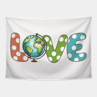 Love Earth Tapestry