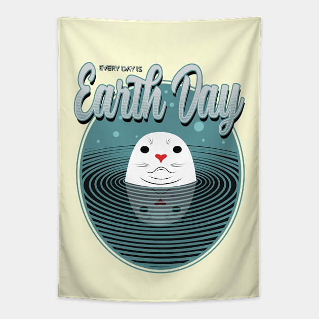 Earth Day is Every Day Tapestry by PalmGallery