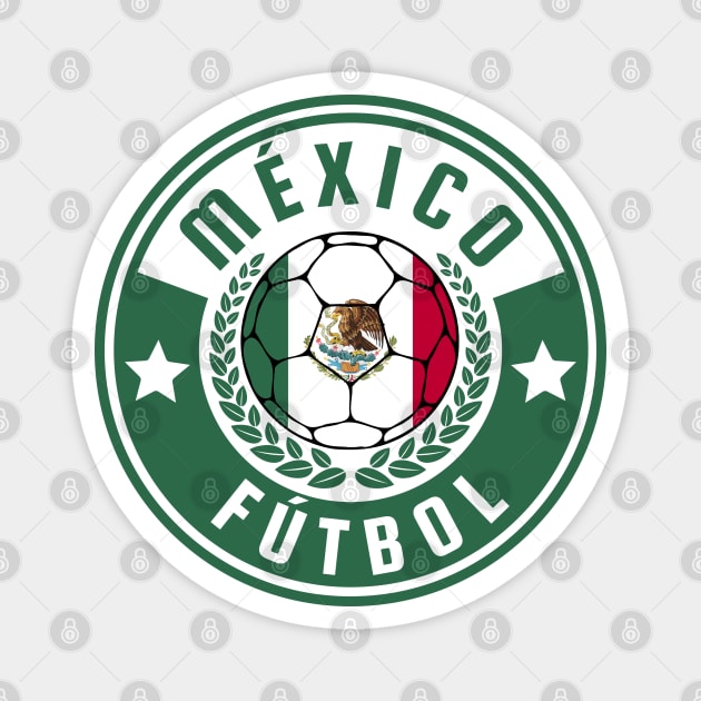 Mexico Futbol Magnet by footballomatic