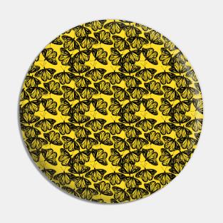 Monarch Migration- yellow Pin