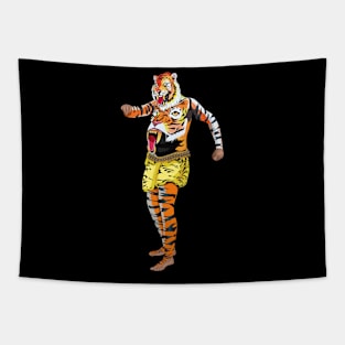 Human Tiger Tapestry