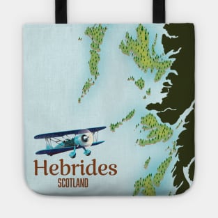 Hebrides Scotland Travel Map Tote