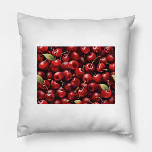 Cherry Blossom Harvest Field Product Since Vintage Fruit Pillow