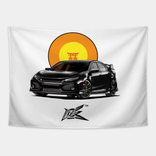 honda civic typeR fk black Tapestry