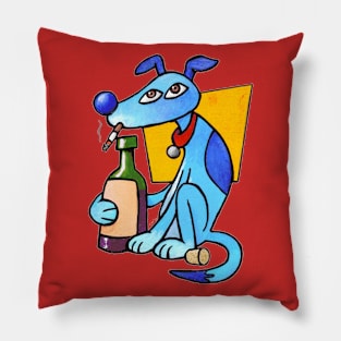 Bad Dog (Picasso style) Pillow