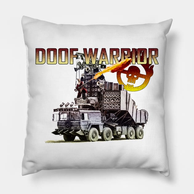 DOOF WARRIOR VARIANT Pillow by outlawalien