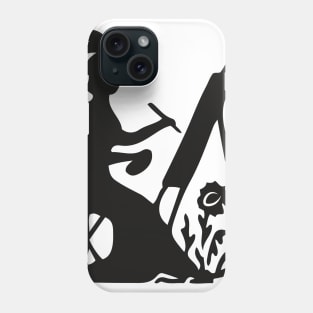 Female artist silhouette Phone Case