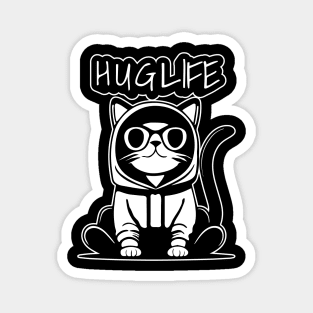 Hug life cat Magnet