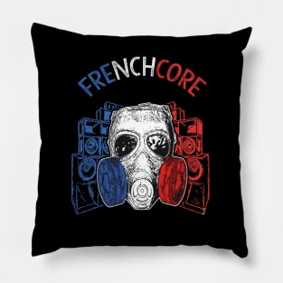 Frenchcore Soundsystem Gas Mask Pillow