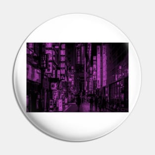 Shinjuku Nights Magenta Recolor Pin