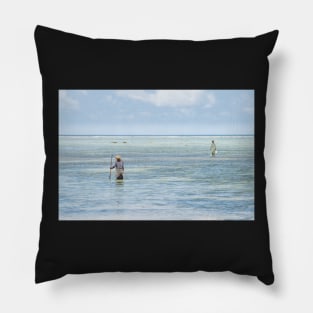 Matemwe spear fishing #2 Pillow