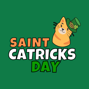 St. Catricks Day, Leprechaun Cat T-Shirt