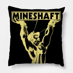 Mineshaft Vintage Retro Gay LGBT NYC New York 80s Leather Pillow