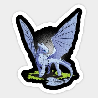 Night Fury Eyes (How to Train Your Dragon) - Night Fury Eyes - Sticker