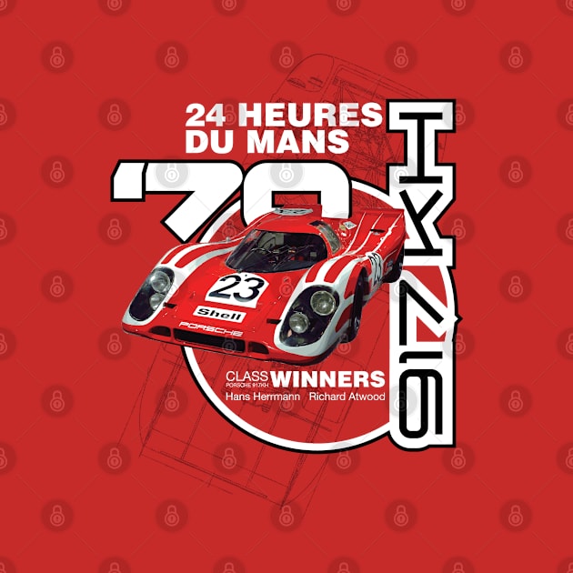 Retro Le Mans 24 Hours T-Shirt - 917 KH Design by funkymonkeytees