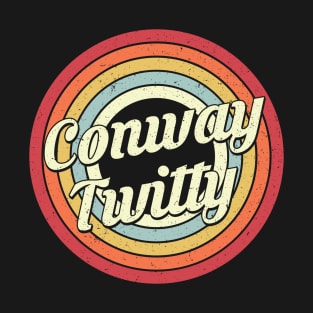 Conway Proud Name Retro Rainbow Tribute T-Shirt