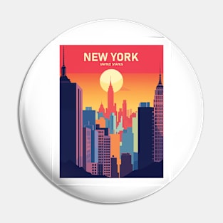 NEW YORK Pin