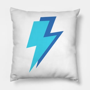 Blue Lightning Bolts Pillow