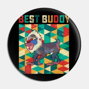 Best Buddy Baboon Pin