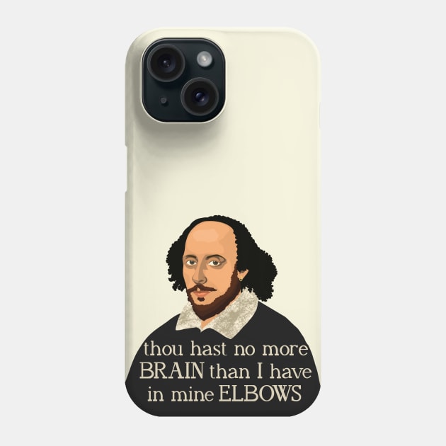 Shakespeare Troilus and Cressida Quote Phone Case by Obstinate and Literate
