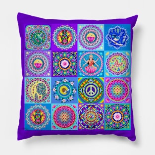 Mandala Montage Pillow