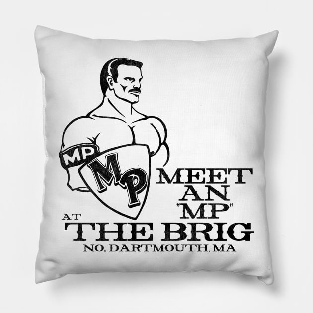 The Brig // Defunct Gay Bar Dartmouth MA Pillow by darklordpug