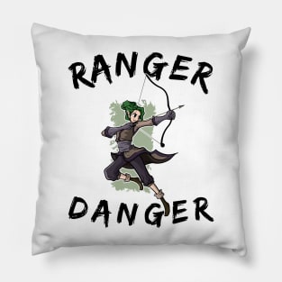 Ranger Hunter Class RPG Fun Archer Roleplaying Meme Quote Pillow