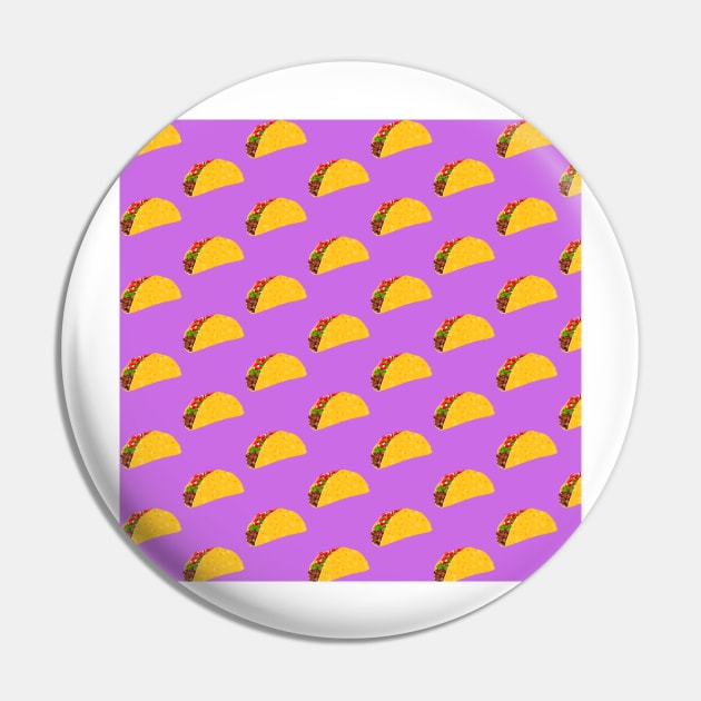 Purple Taco Pin by IslandofdeDolls