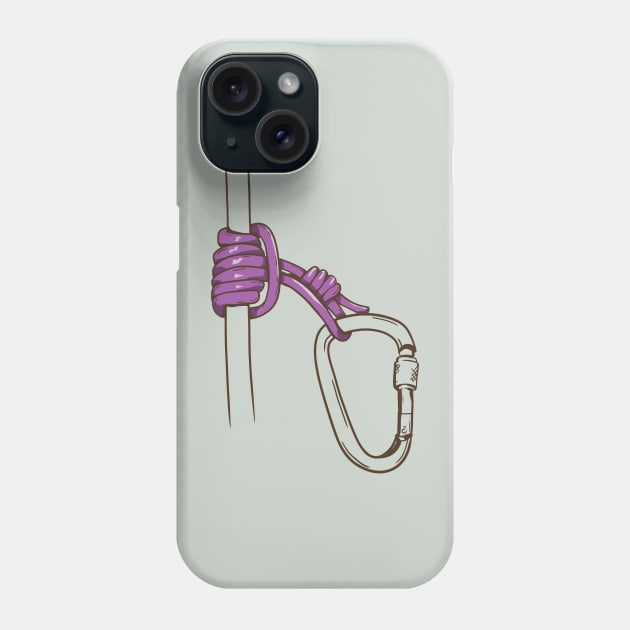 Prusik Knot Climbing Rope Phone Case by mailboxdisco