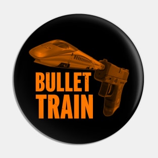 Bullet Train Original Aesthetic Photographic Gun Art For Gun Owners Pin