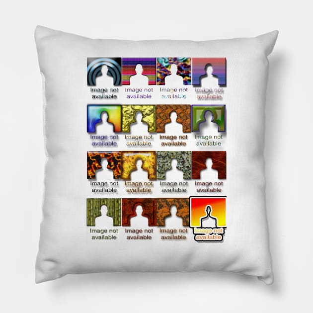 Guys Tiles 2 Pillow by Colin-Bentham