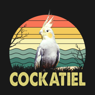 Avian Admirers Trendy Tee for Those Who Love Cockatiels T-Shirt