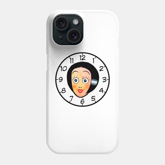 the watch girl Phone Case by Marccelus