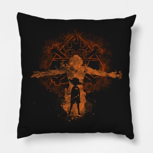 Ace On Fire Pillow