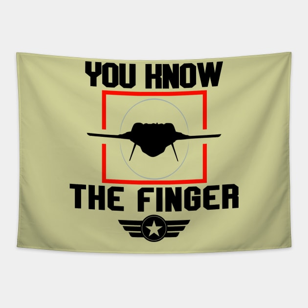 You know, the finger! Tapestry by Blended Designs