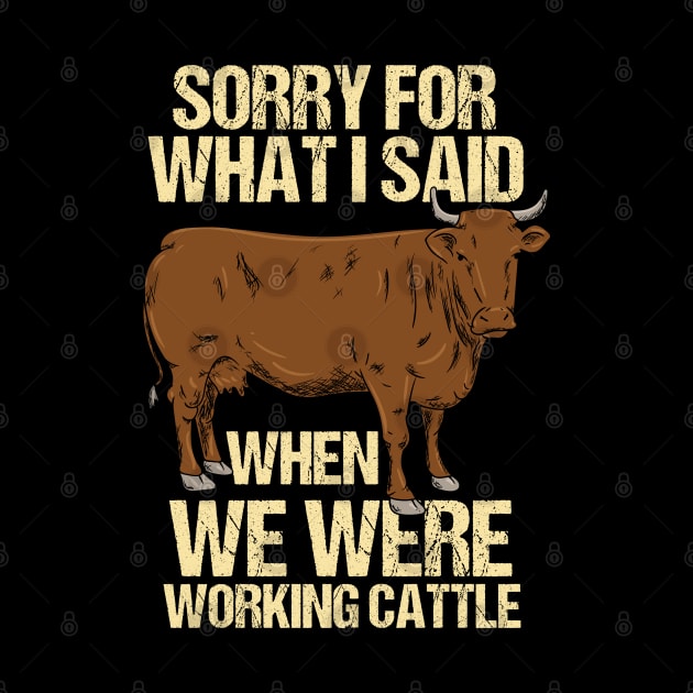 Funny Cattle Breeder Gift - Farm animal Life by Fresan