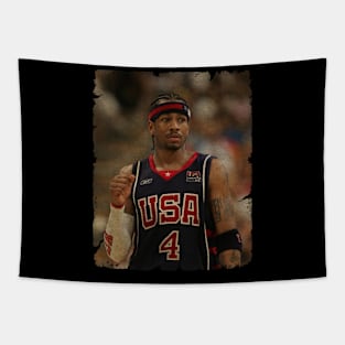 Allen Iverson on Team USA Tapestry