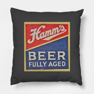 Hamm's Beer Fully Aged Pillow