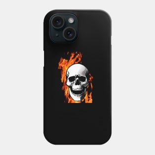 Fire Skull Phone Case