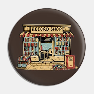 record shop Pin