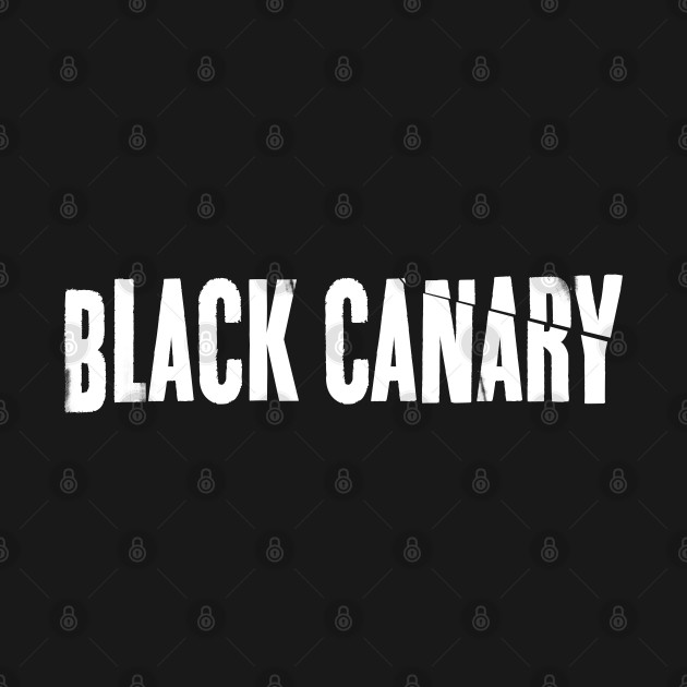 Disover Black Canary Band Logo - Black Canary - T-Shirt