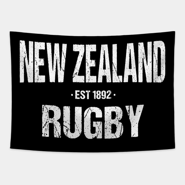 New Zealand Rugby Union (All Blacks) Tapestry by stariconsrugby